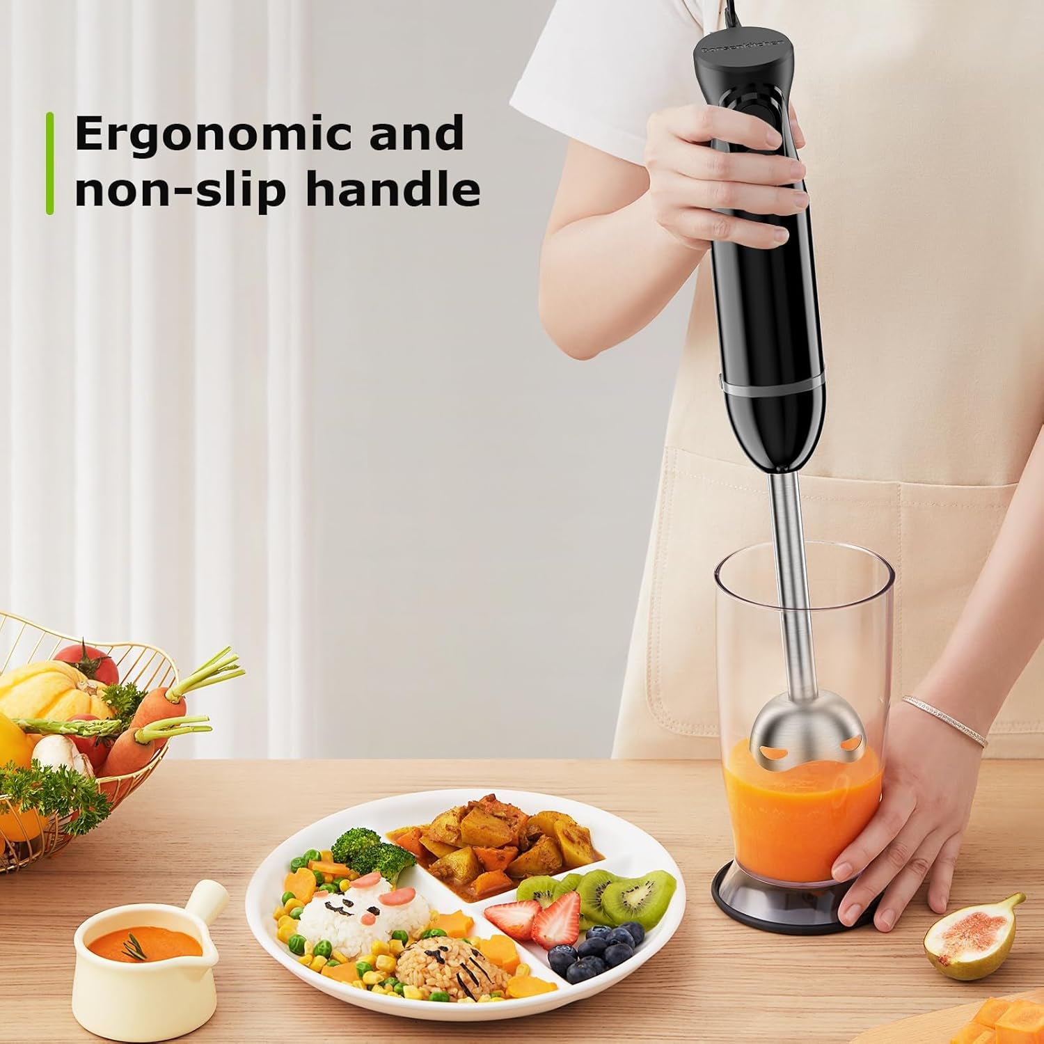 Electric Portable Handheld Blender 