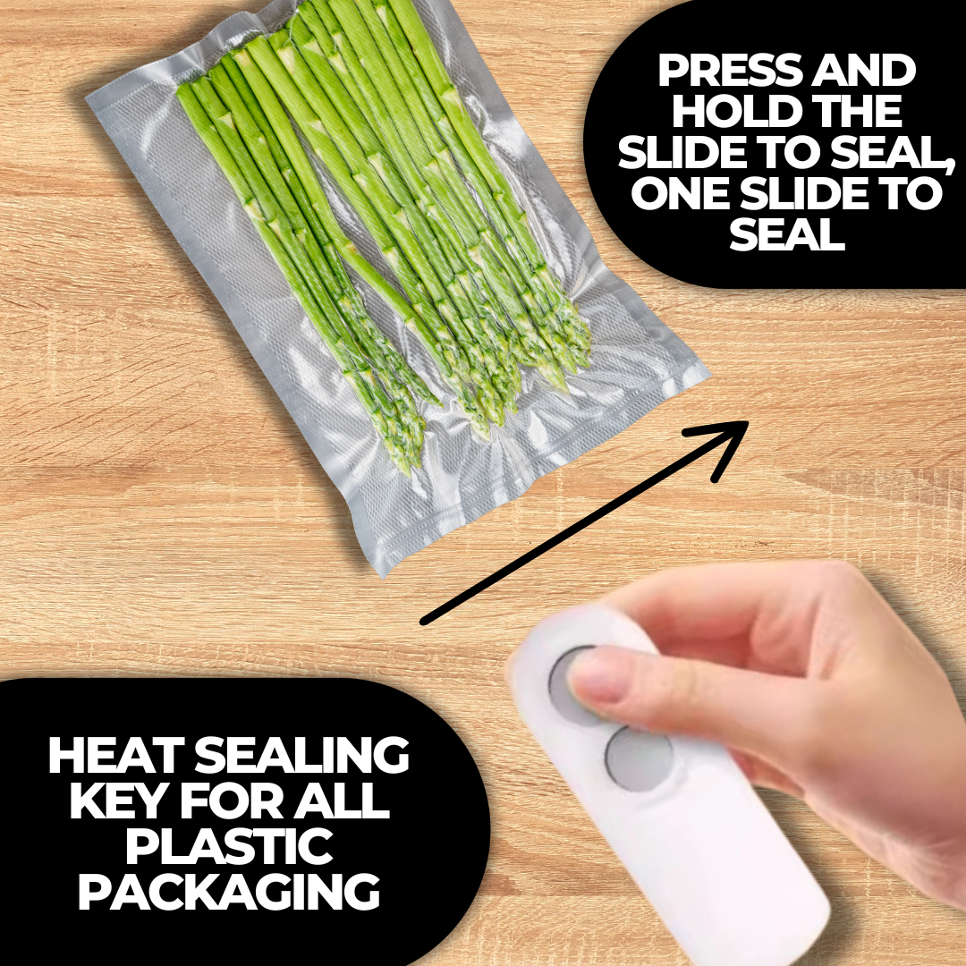 Mini Heat Bag Sealing Machine Package Sealer Bags Plastic Food Sealer Clip Bag Handheld Sealer Food Packaging Heat Sealer