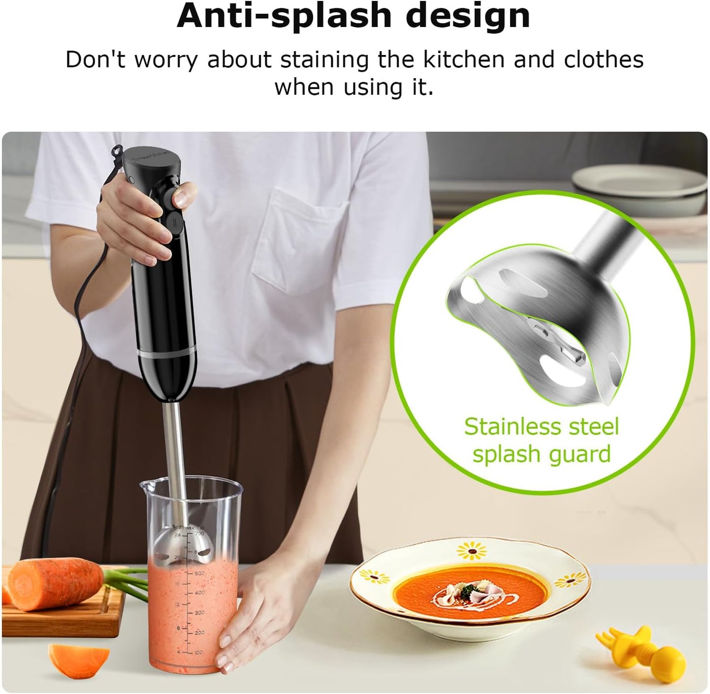 Electric Portable Handheld Blender 