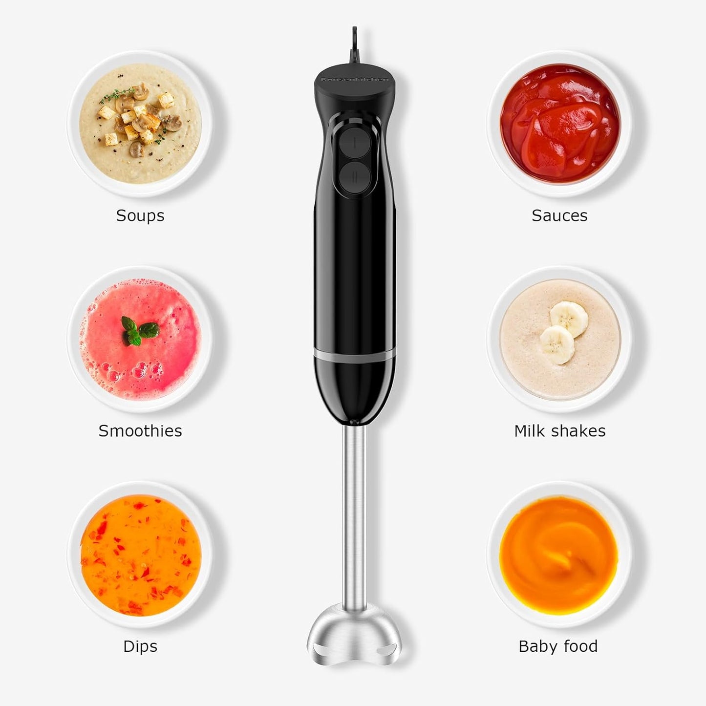 Electric Portable Handheld Blender 